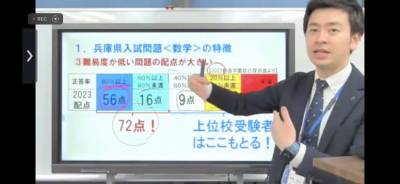 問題の難易度によって得点源となる問題を絞ります