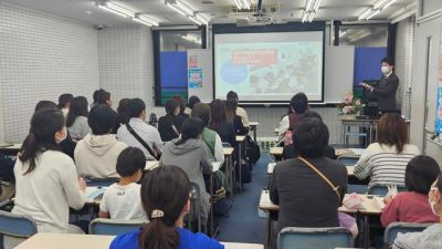 ▲今日もたくさんの方にお越しいただきました！後半の保護者会もいつも熱心に聞いていただきありがとうございます(^^)/