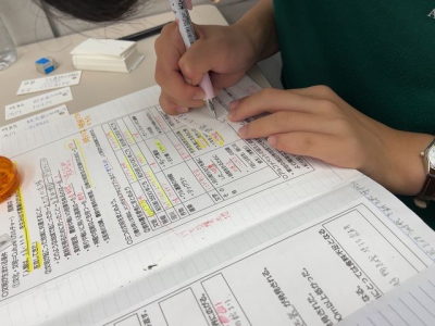 ▲学校のノートは差がつく情報が満載！