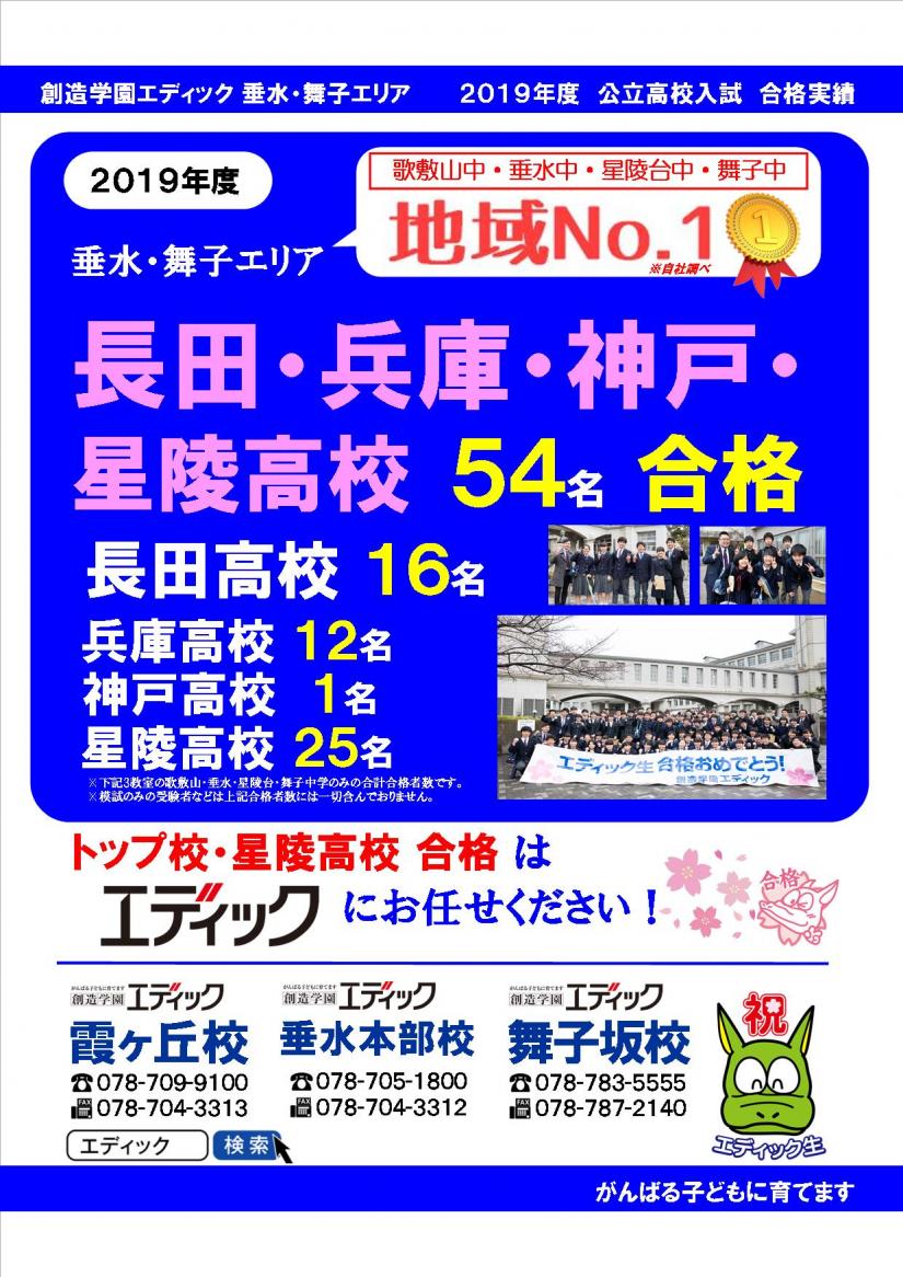 再掲 地域no １ トップ校 星陵高校合格を目指す方はエディックに 教室ニュース エディック 霞ヶ丘校 お近くの教室を探す エディック 創造学園 神戸 明石 加古川 姫路の学習塾 結果を出す進学塾