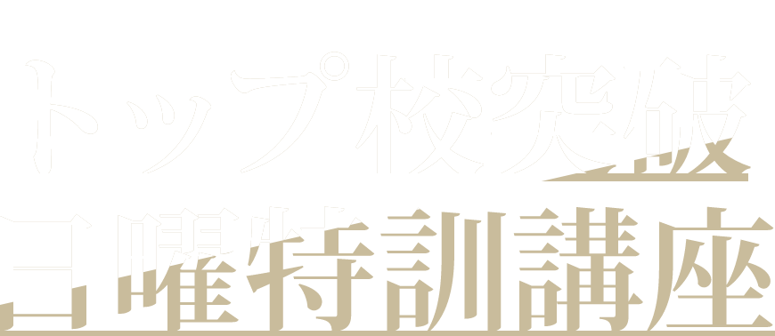 トップ校突破 日曜特訓講座